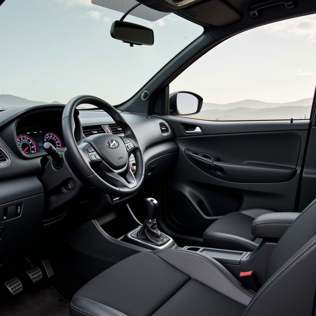 Hình ảnh nội thất Hyundai i20 Active 2015