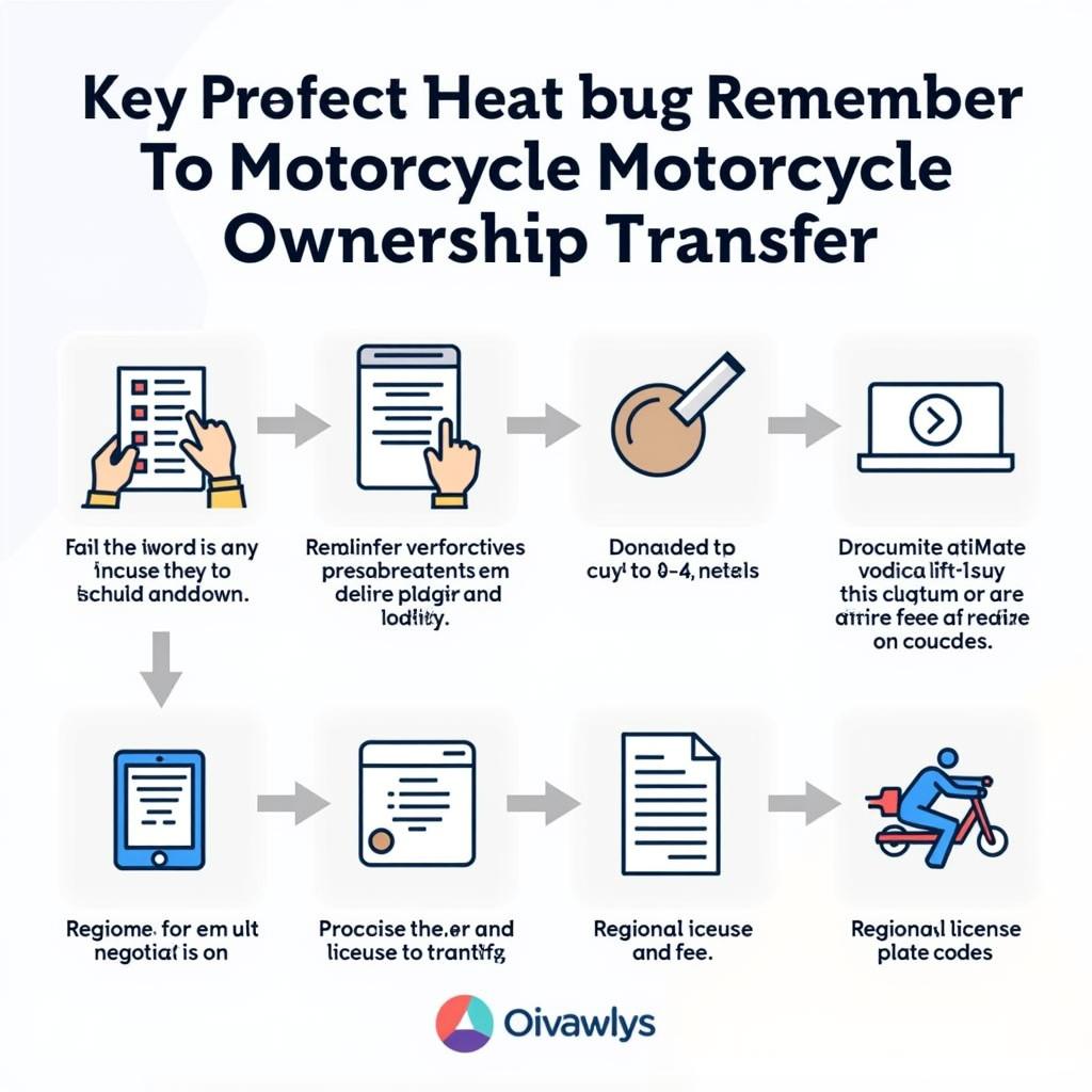 Documents pour le changement de propriétaire d'une moto