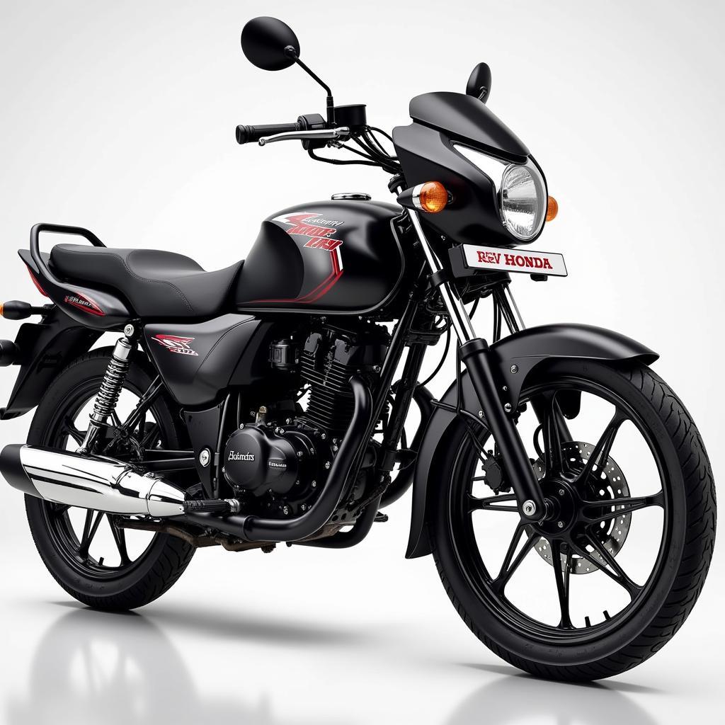 Hình ảnh minh họa một chiếc xe Dream Thái mới với thông tin giá cả được hiển thị rõ ràng.