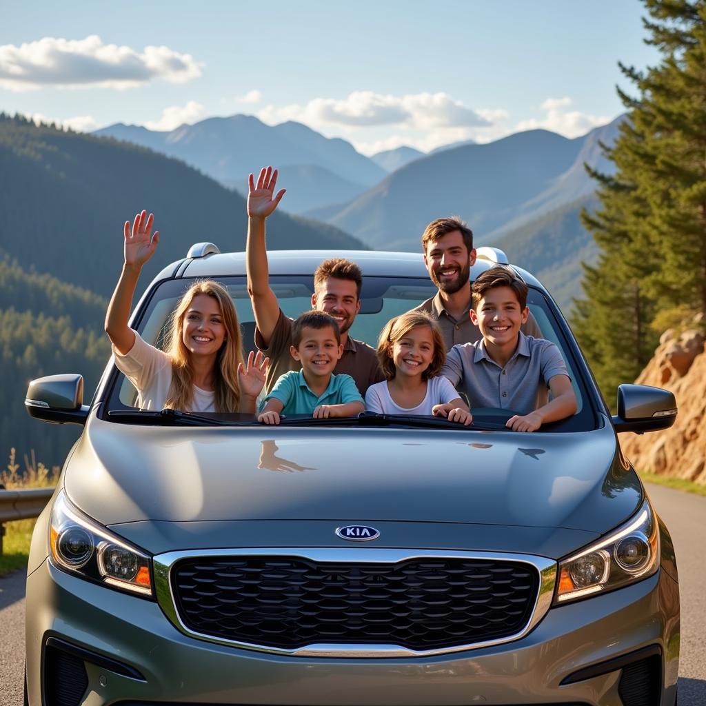 Kia Sedona 2017 gia đình