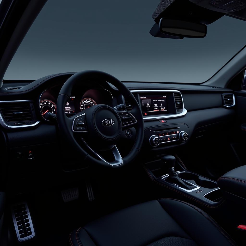 Kia Sorento 2017 nội thất