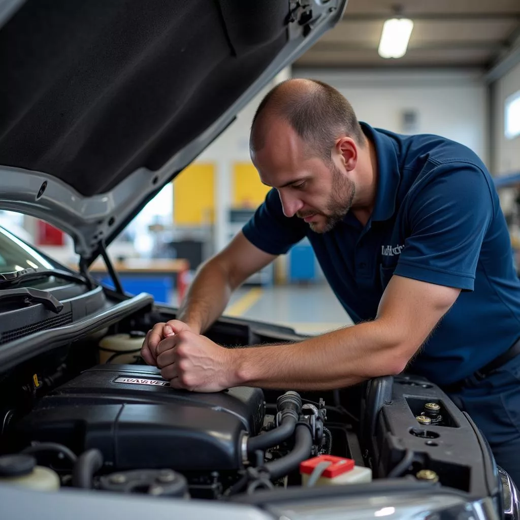 Kiểm tra động cơ xe Ford Everest cũ