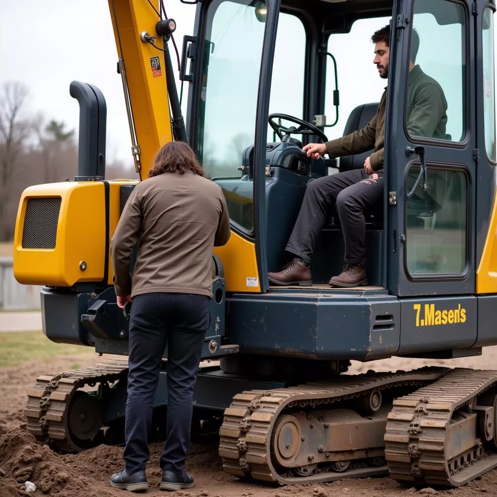 ミニユンボ購入前の点検