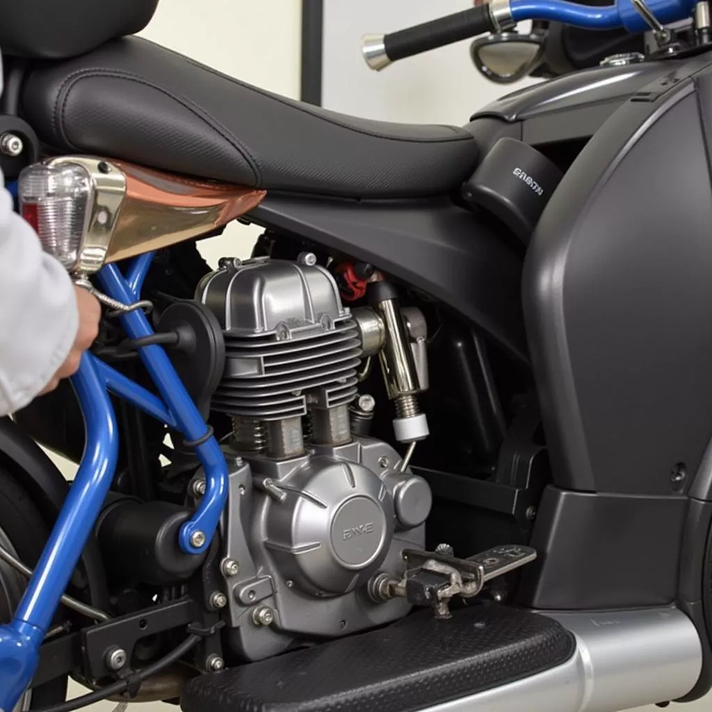 Kiểm tra xe máy 50cc