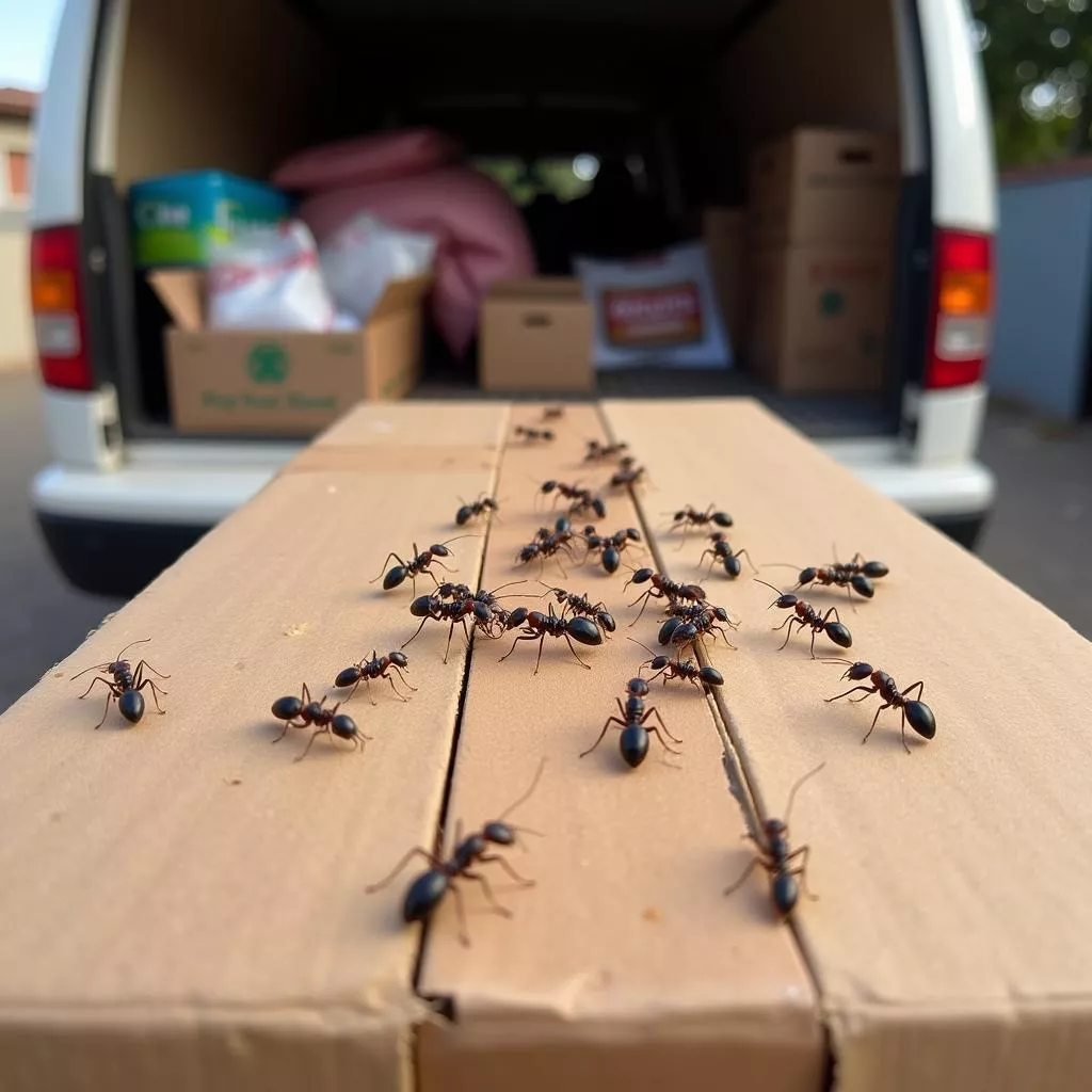 The Truth About Ants Hitching Rides on Trucks