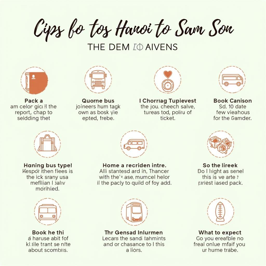 Tips for traveling by bus from Hanoi to Sam Son
