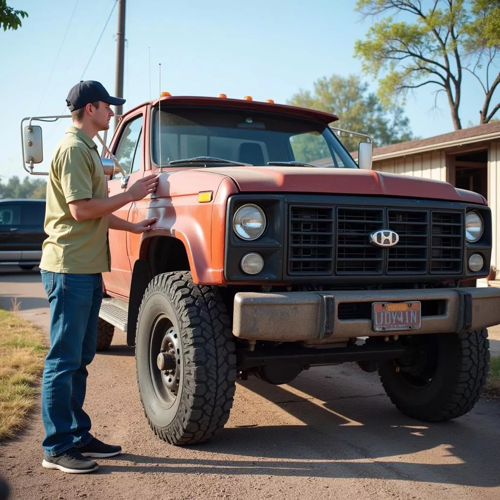 Periksa truk dengan teliti sebelum sewa