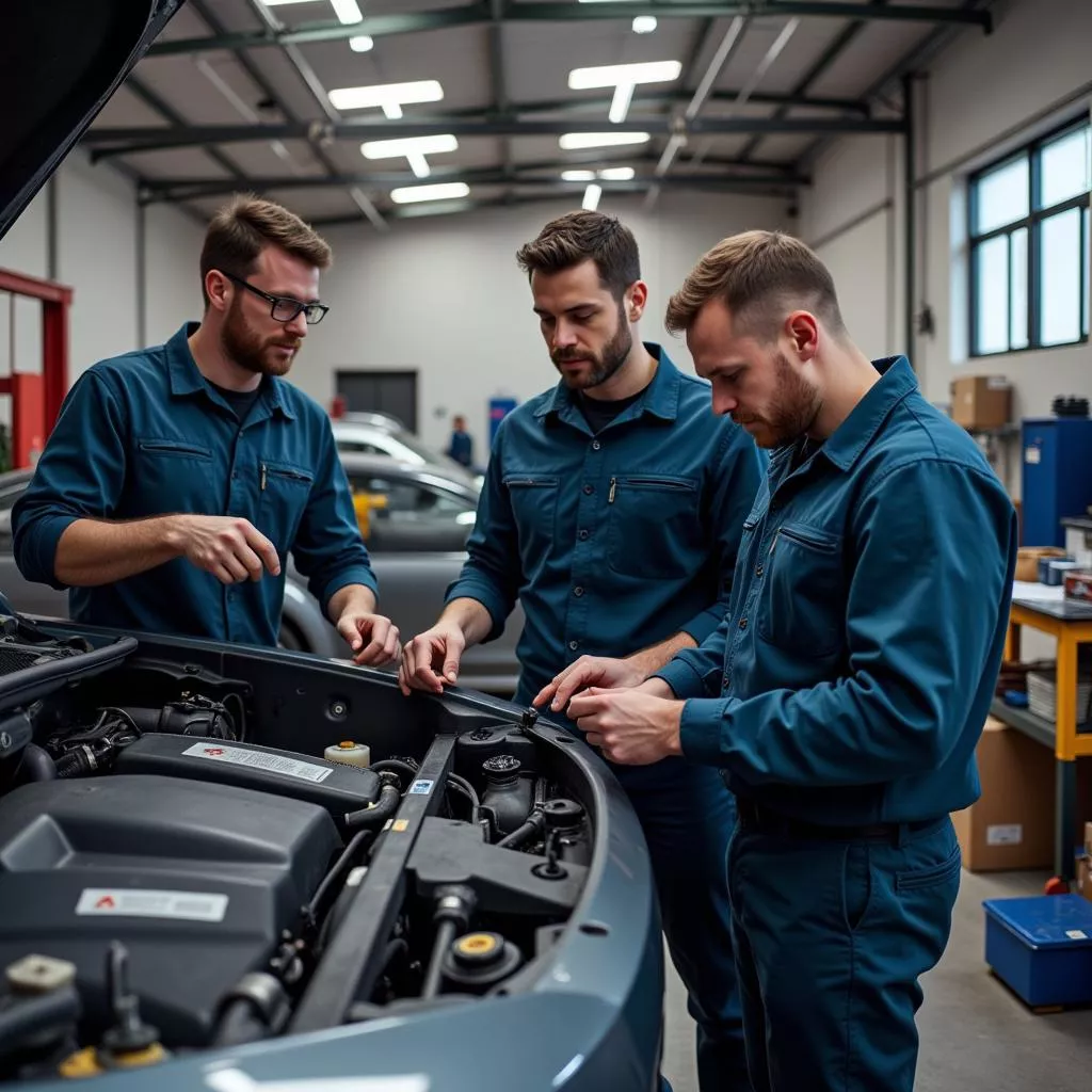 Teamwork skills in the automotive industry