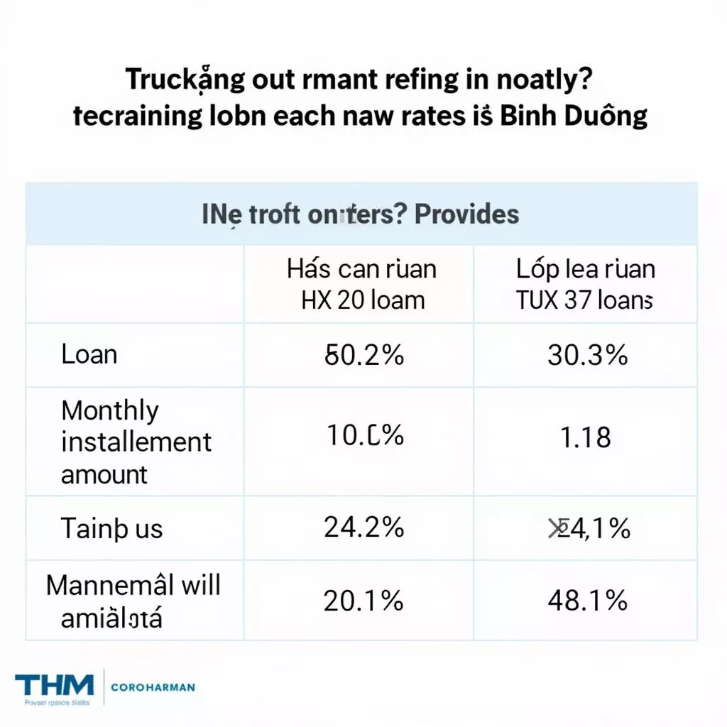 Truck loan interest rates in Binh Duong