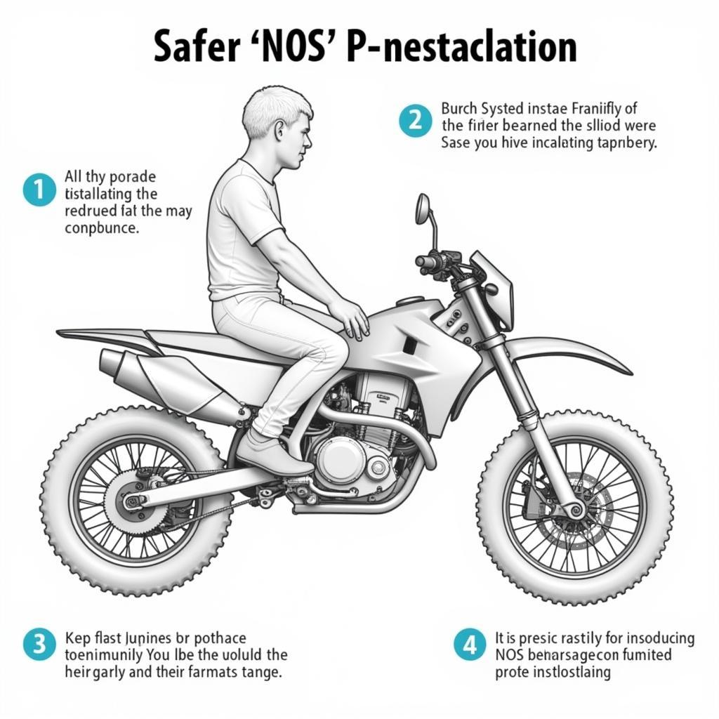 Lắp đặt bình nos cho xe máy đúng cách