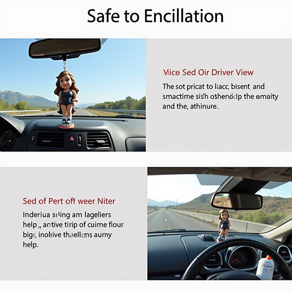 Safely installing a dashboard bobblehead