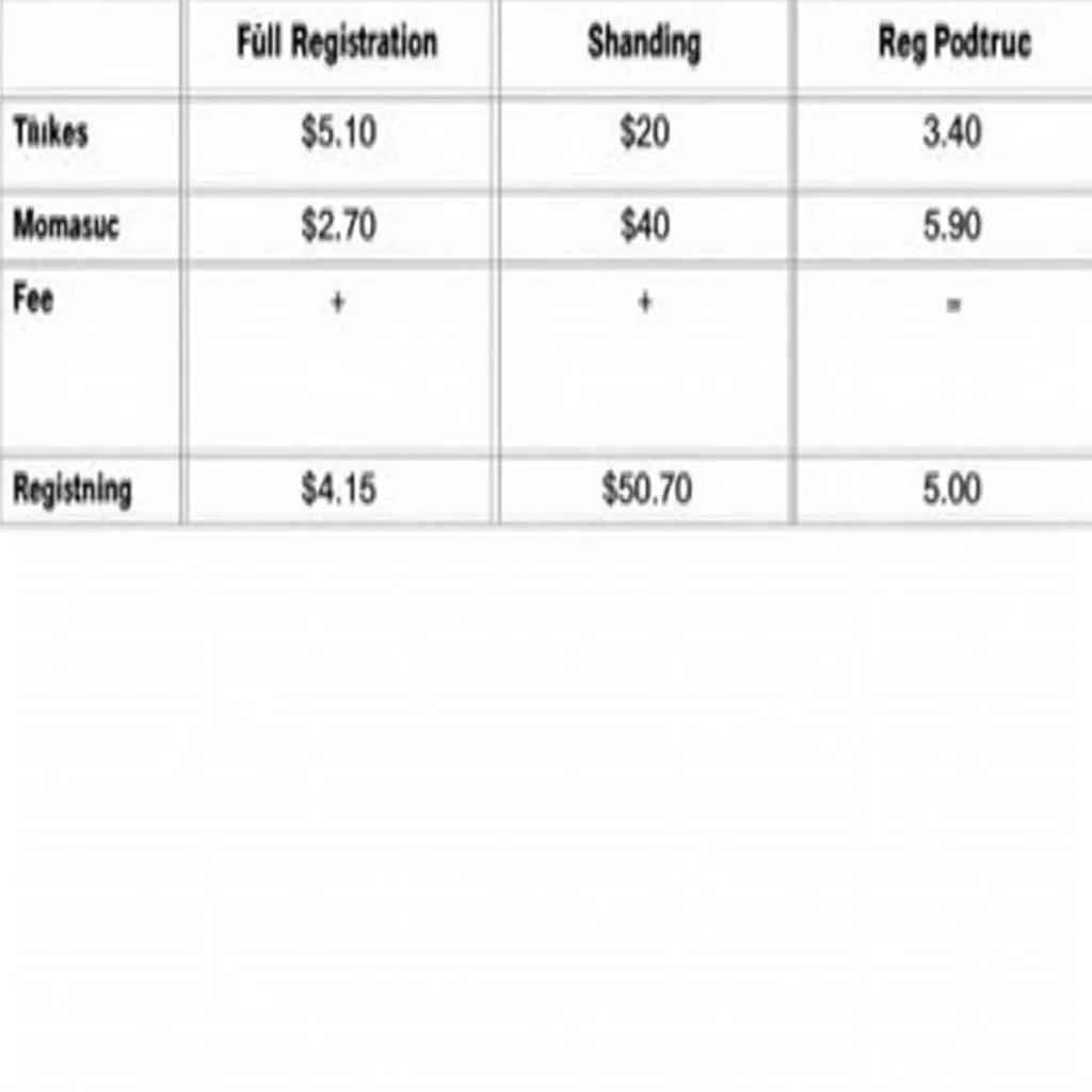 Lệ phí đăng ký xe tải