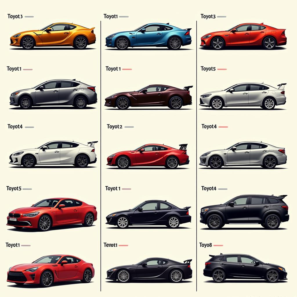 Vẽ Ô Tô Mơ Ước Toyota