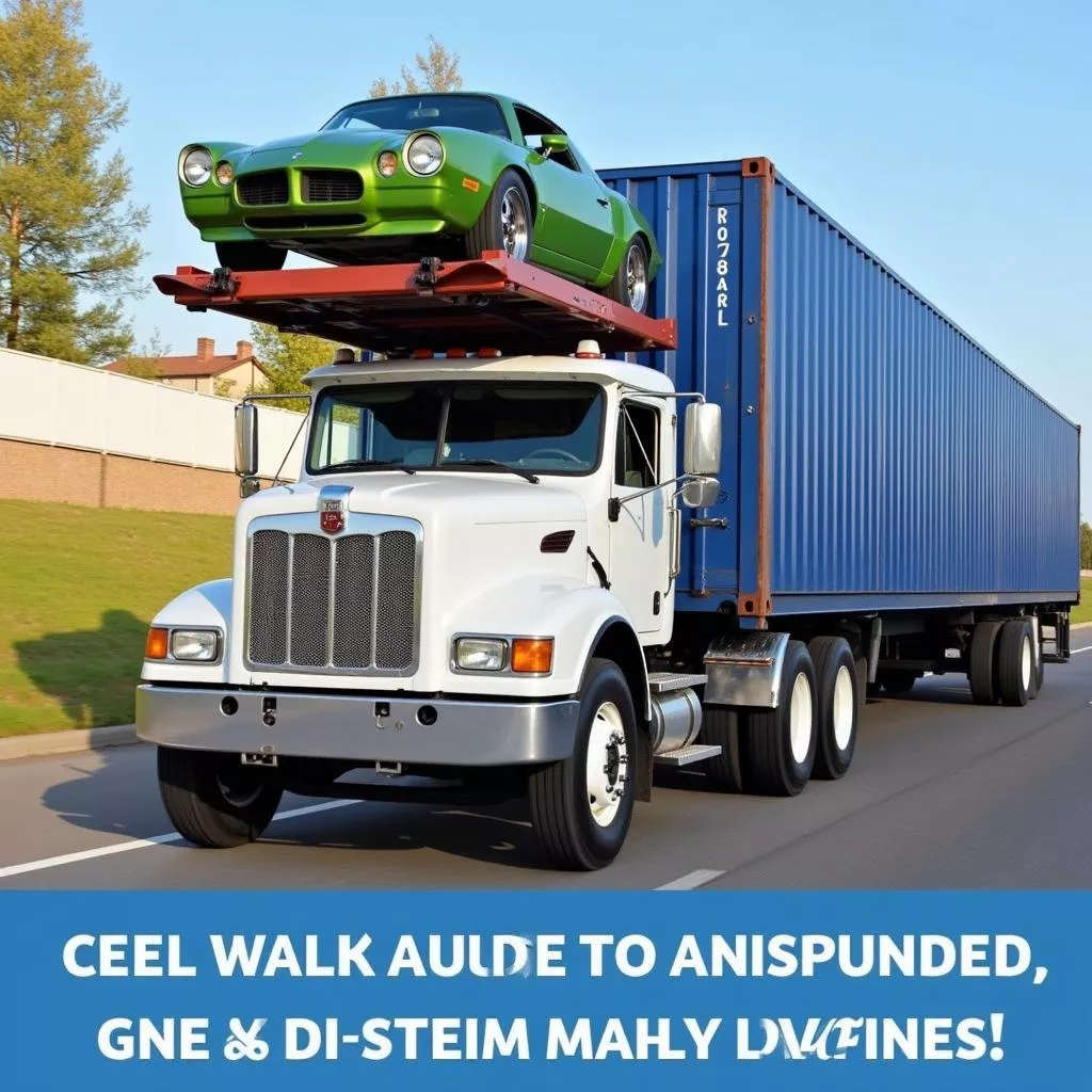 Lưu ý khi sử dụng dịch vụ vận chuyển ô tô bằng container