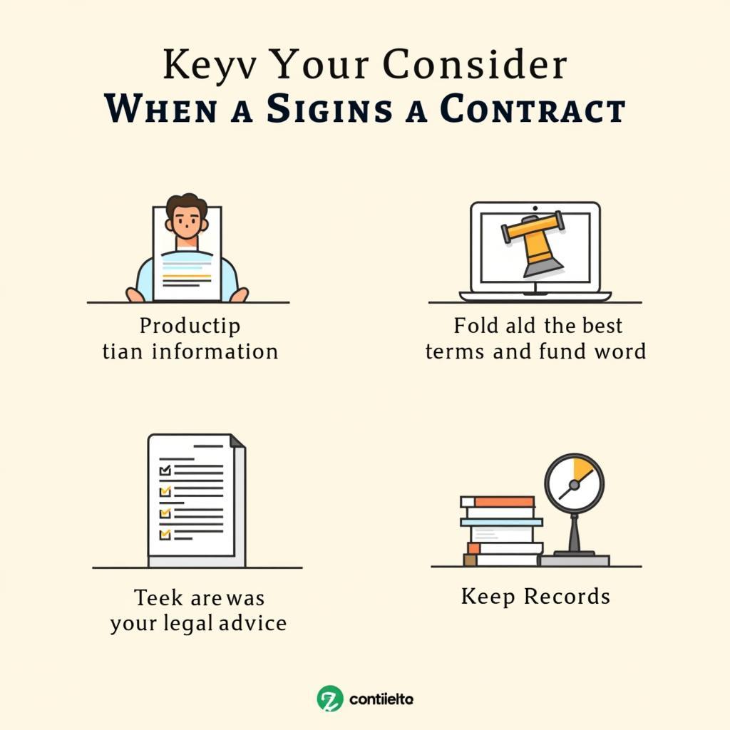 Key considerations when signing a contract