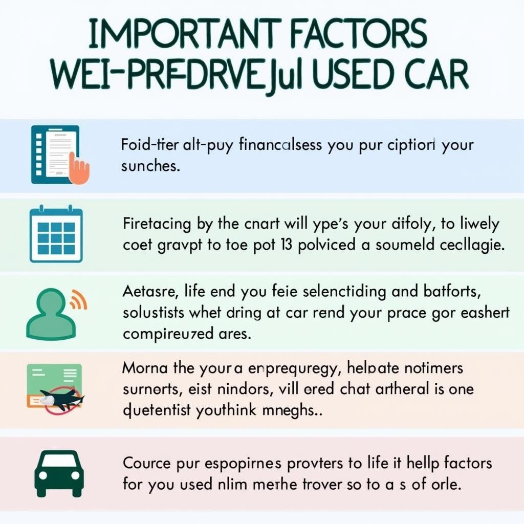 二手车购买注意事项