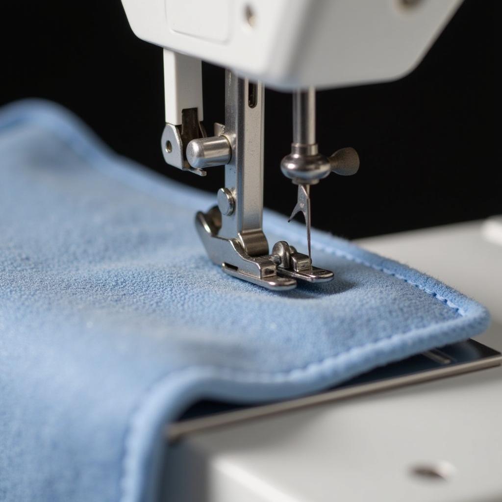 Car mat edge-sewing machine