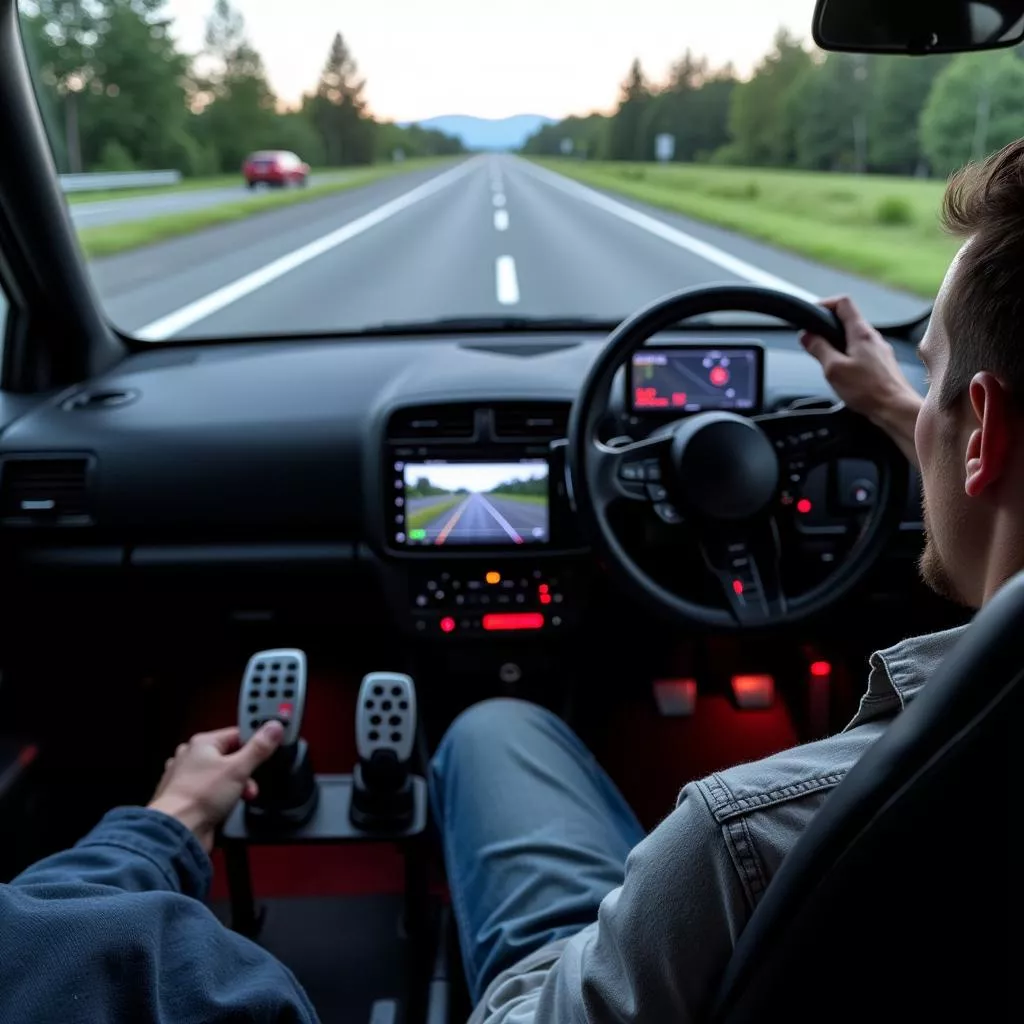 Máy Tập Lái Ô Tô: "Bí Kíp" Cho Lái Mới Tự Tin Vào Đường