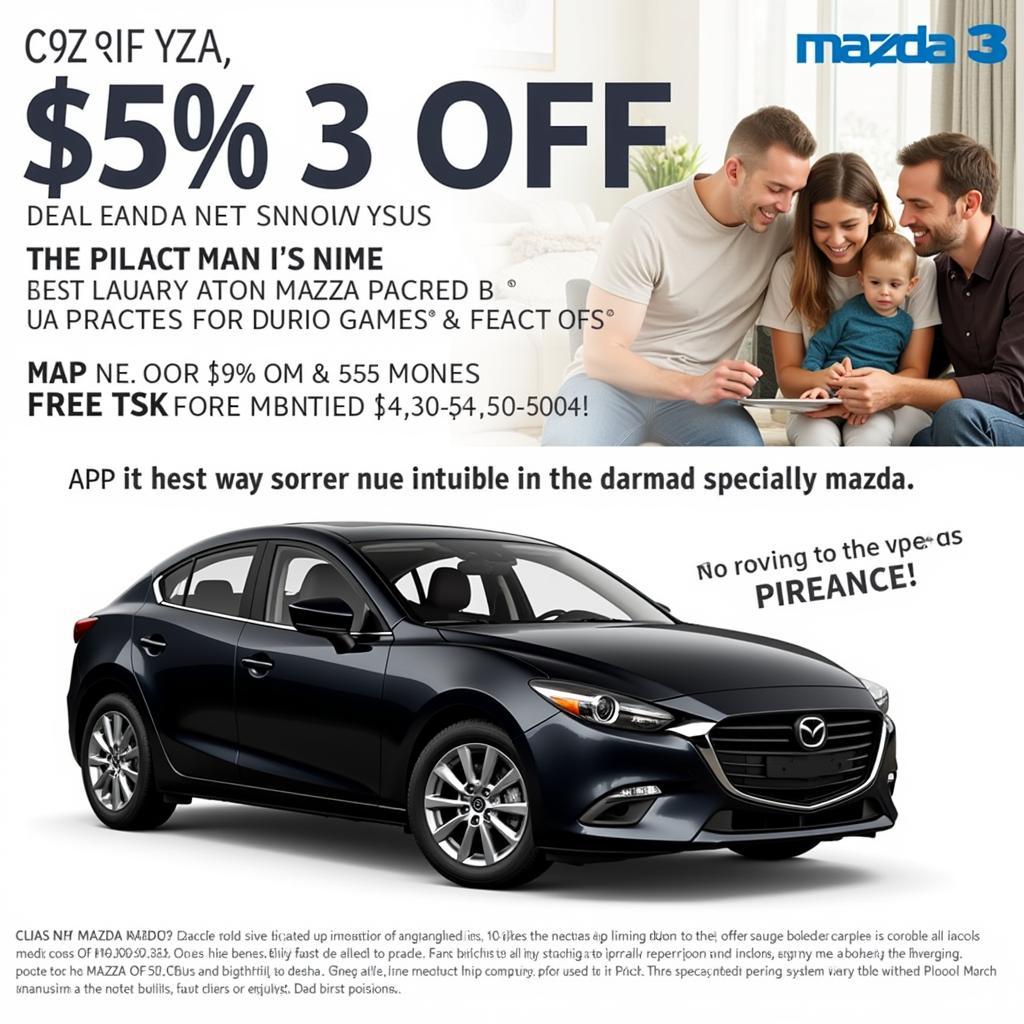 Mazda 3 with attractive promotion