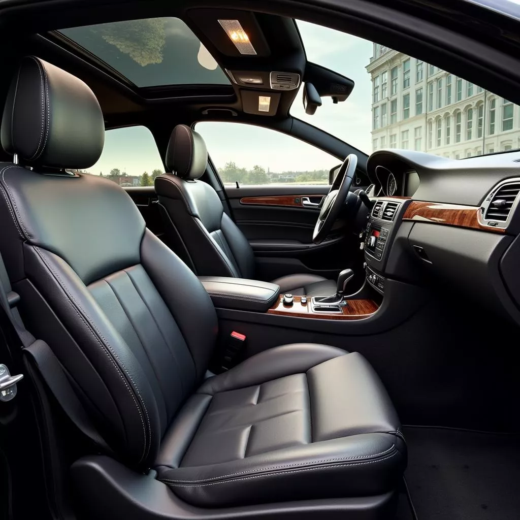 Mercedes C250 2011 nội thất