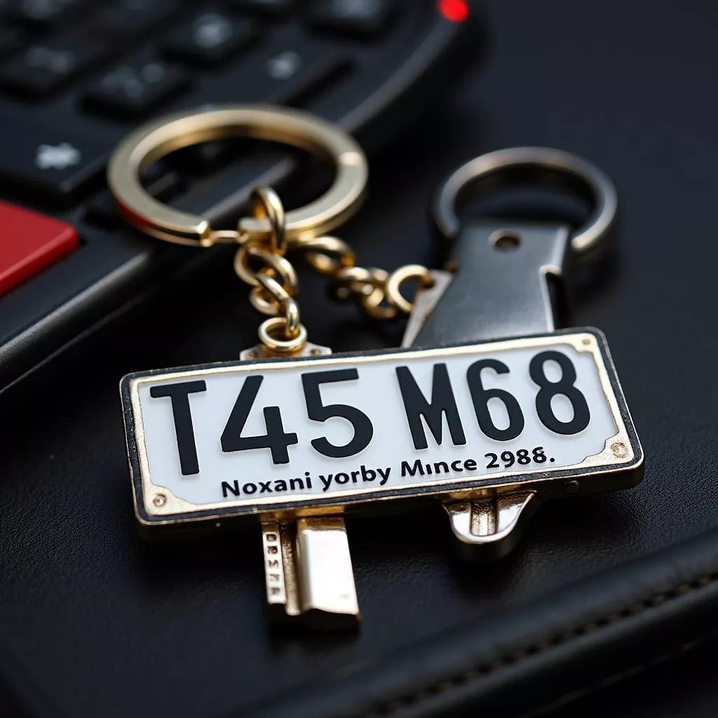 Móc khóa biển số: Vật phẩm nhỏ, ý nghĩa lớn