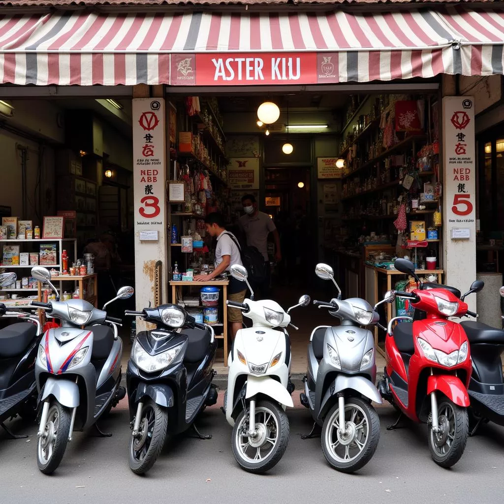 Cửa hàng mua bán xe máy AB cũ