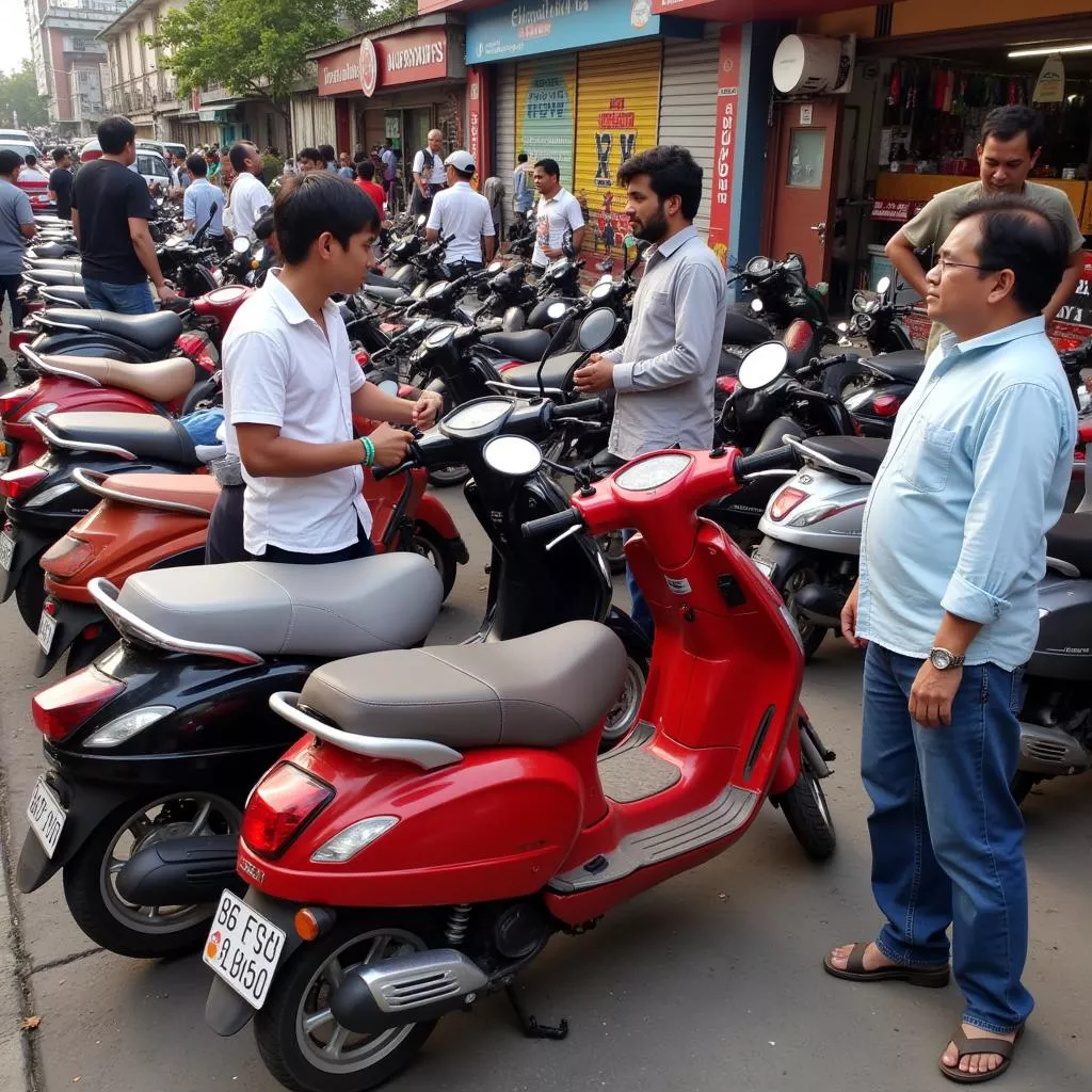 Mua bán xe tay ga Honda cũ