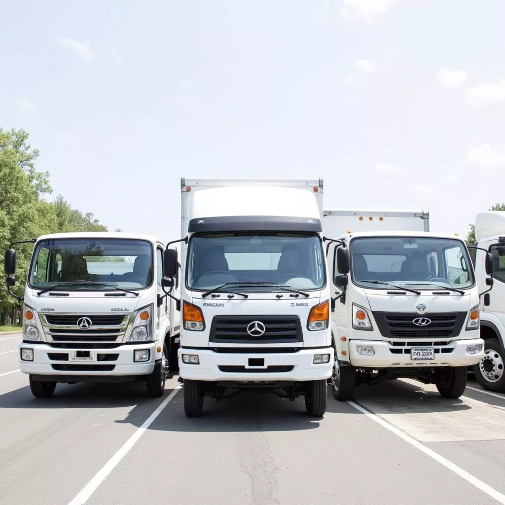 Variety of light trucks