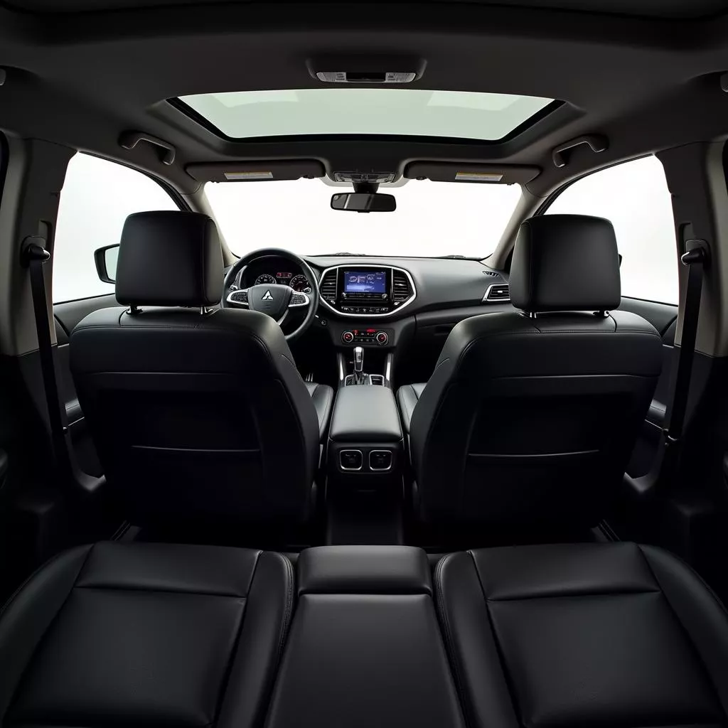 Mitsubishi Outlander 2020 nội thất rộng rãi