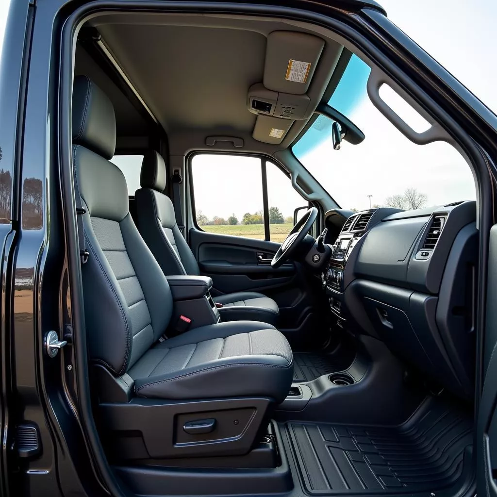 Nội Thất Xe Tải Jac 2 Tấn 4 Hiện Đại Tiện Nghi