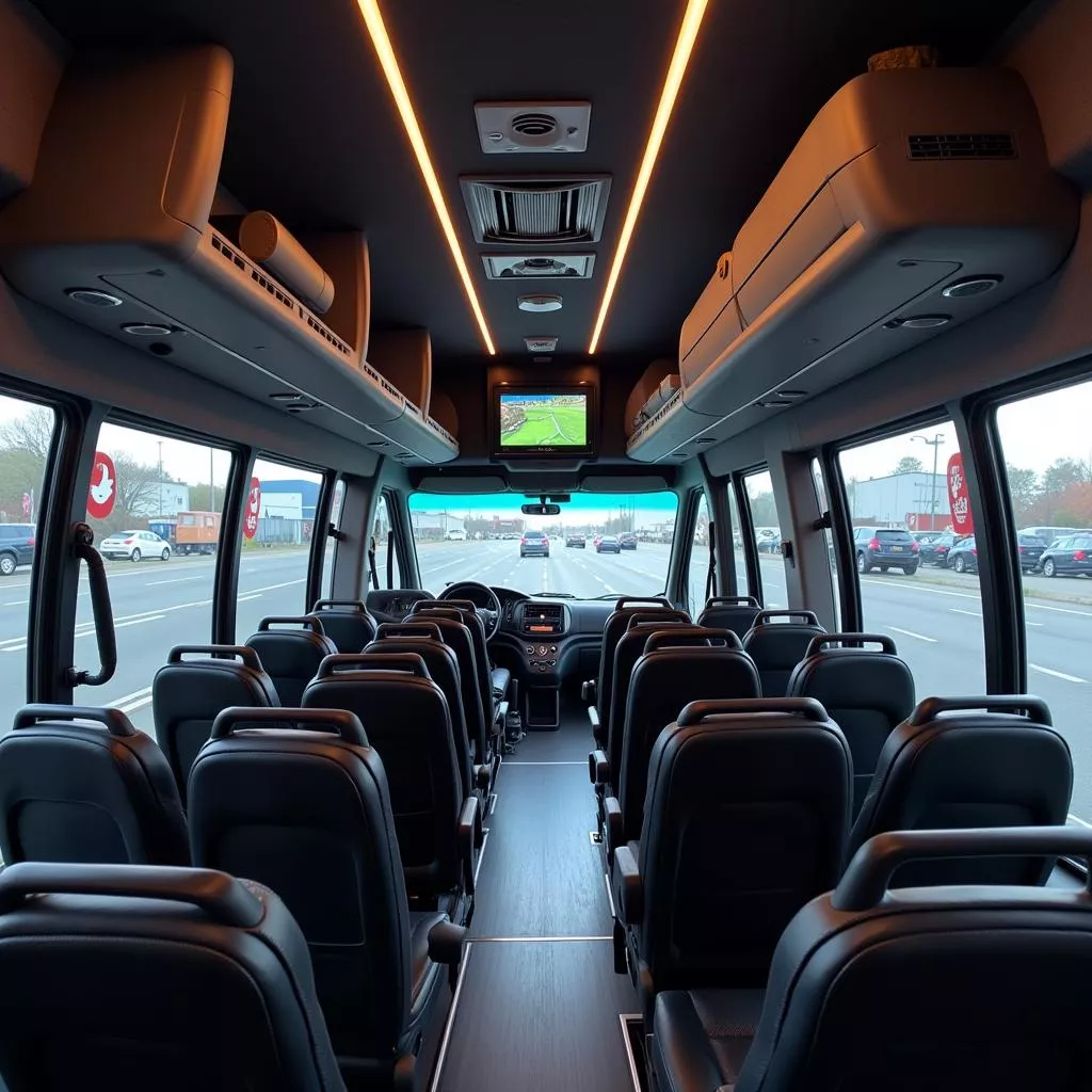 Nội thất xe Tracomeco 29 chỗ