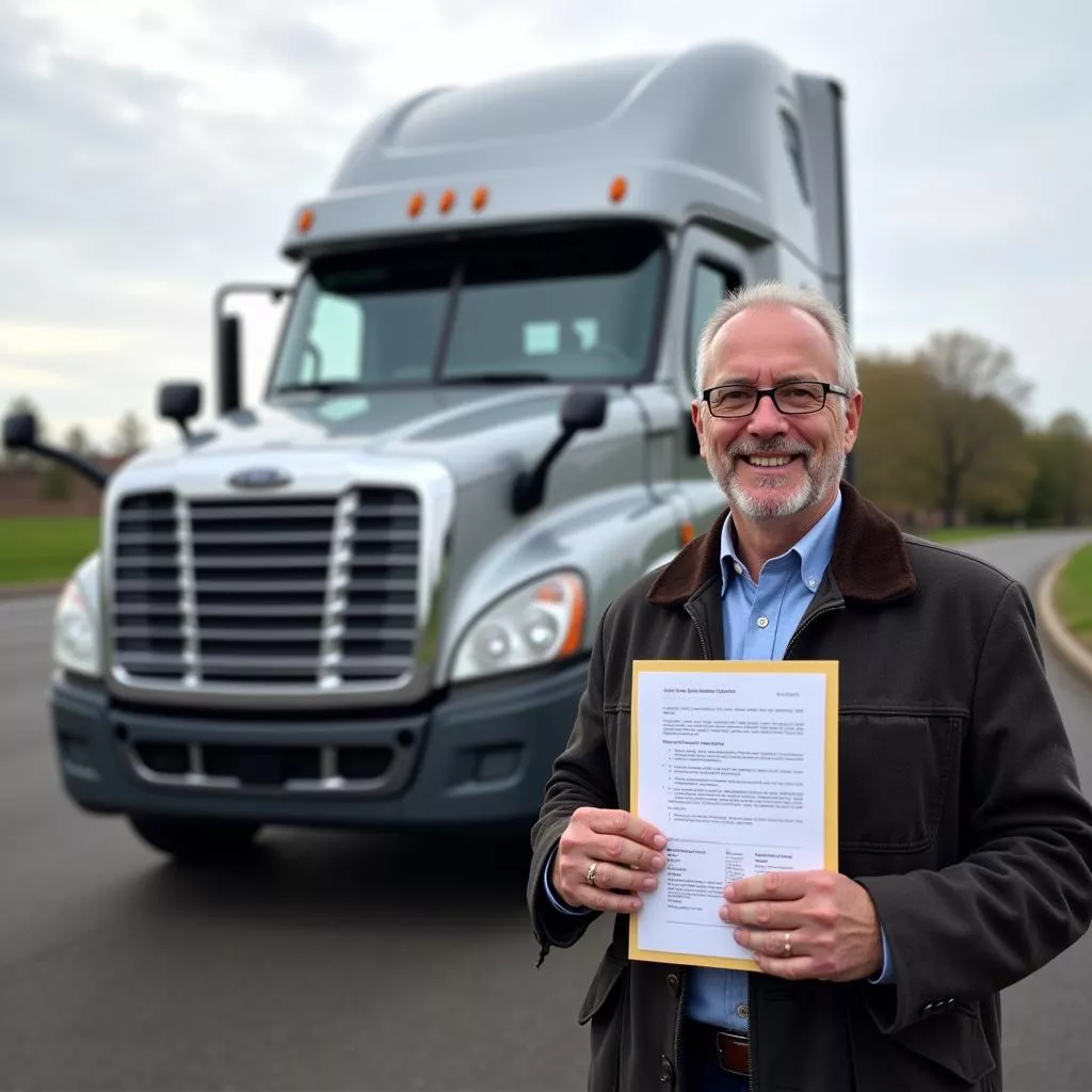 Mr. Ba buying a truck