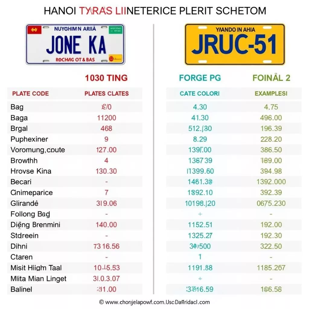 Phân biệt biển số xe tỉnh và biển số xe Hà Nội