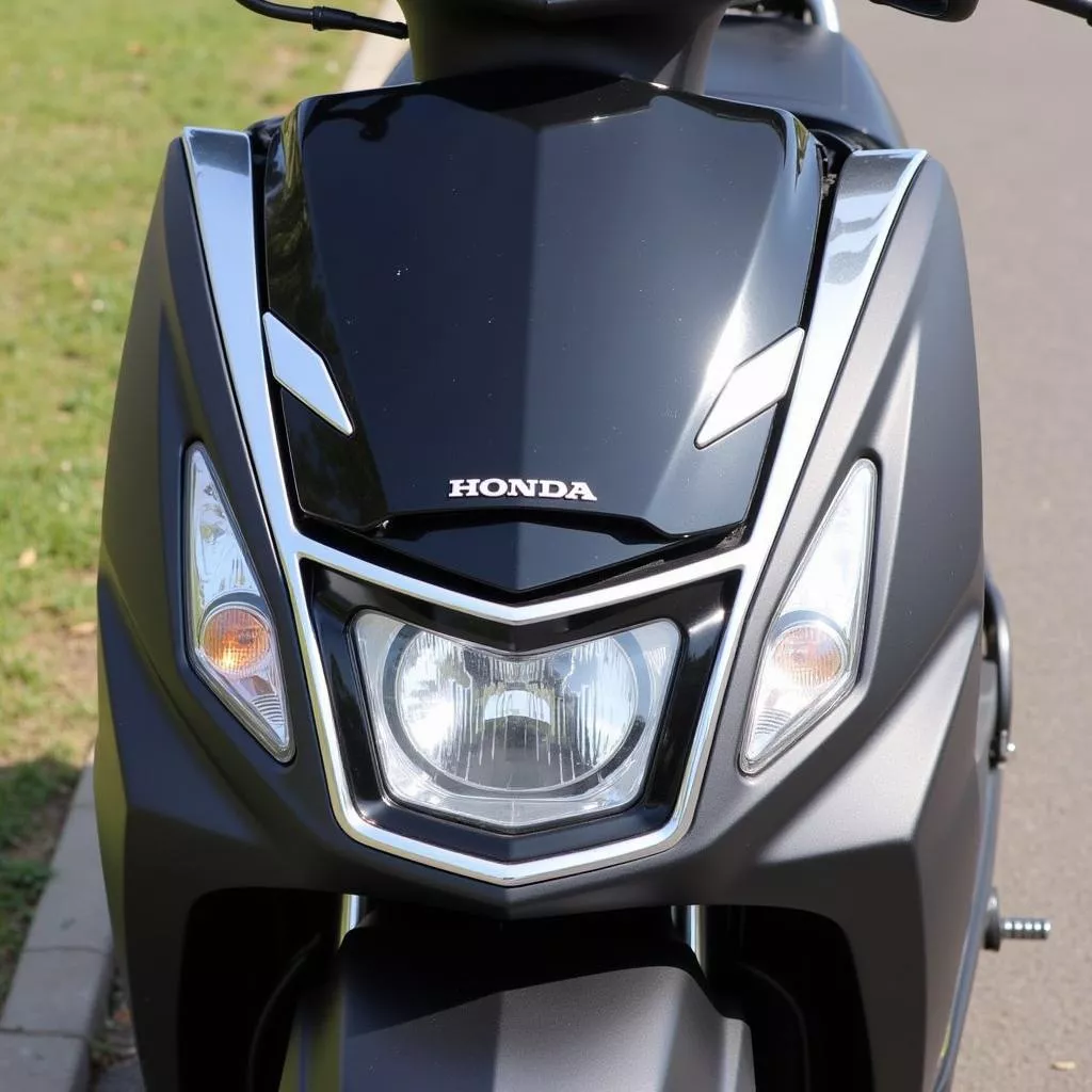 Front accessories on a Vision scooter