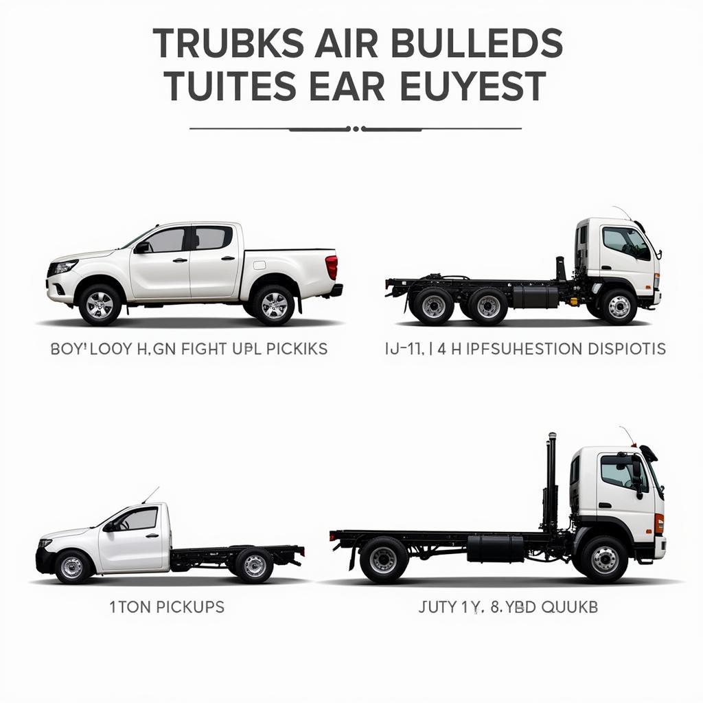 Phuộc hơi nâng hạ gầm cho các loại xe tải