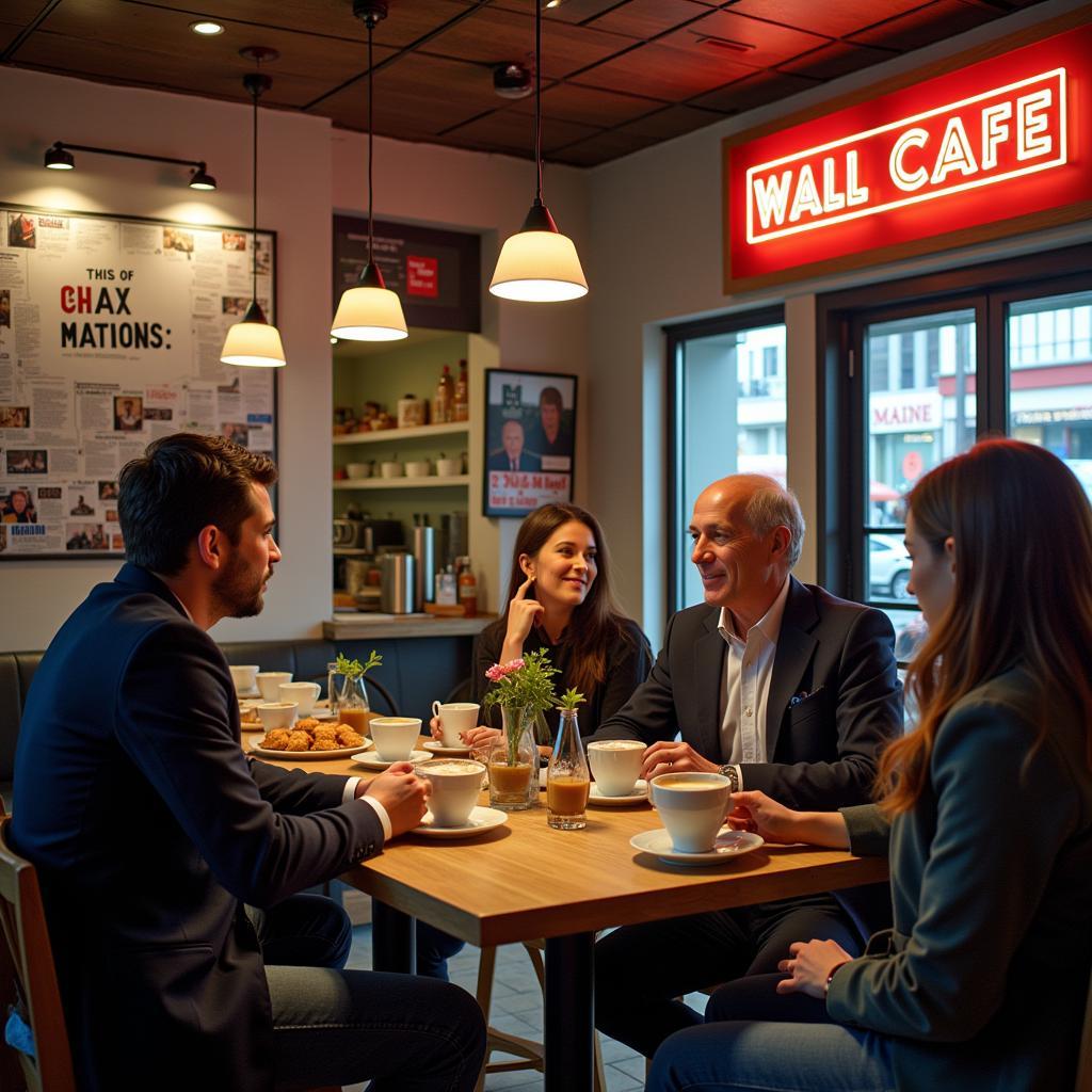 Quán cà phê nhỏ dưới thời Donald Trump