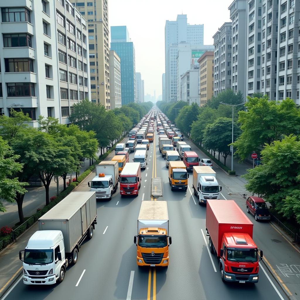 Urban planning and truck demand