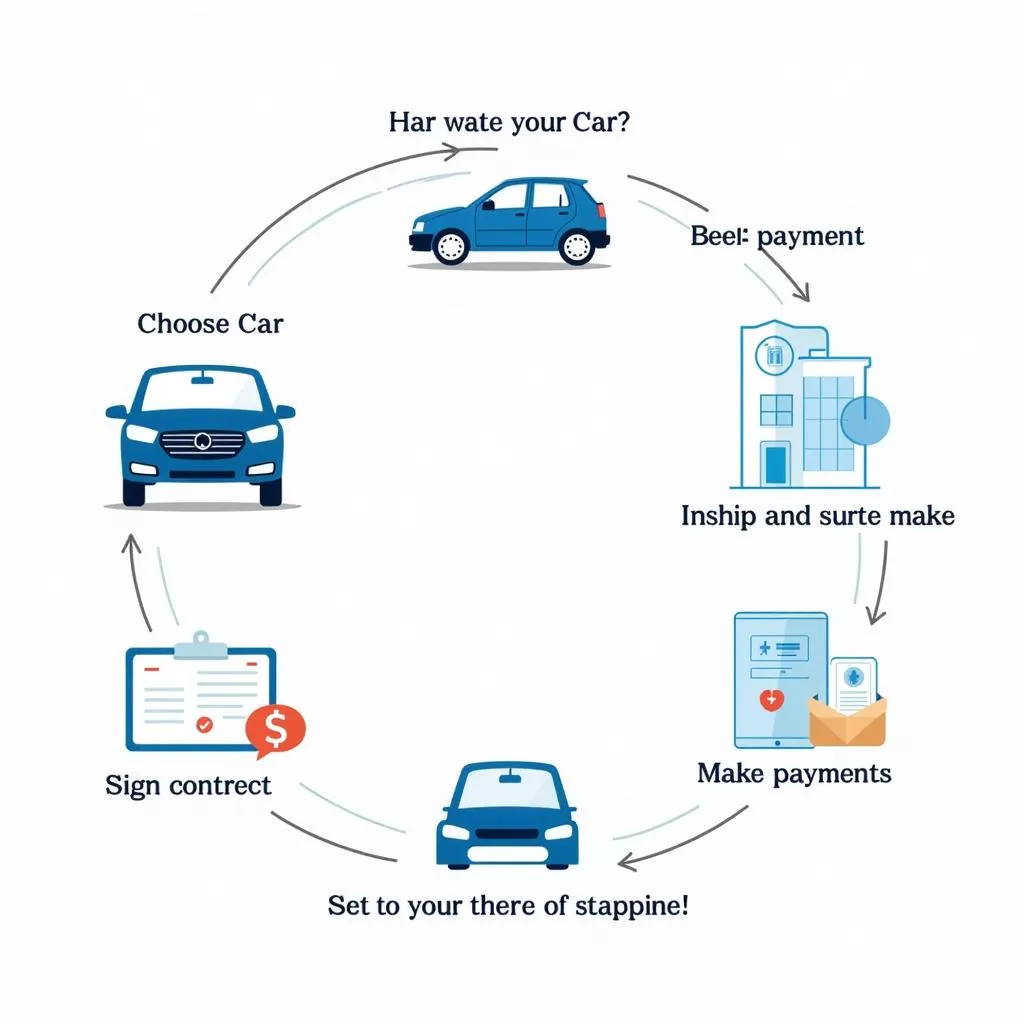 汽车分期付款流程图