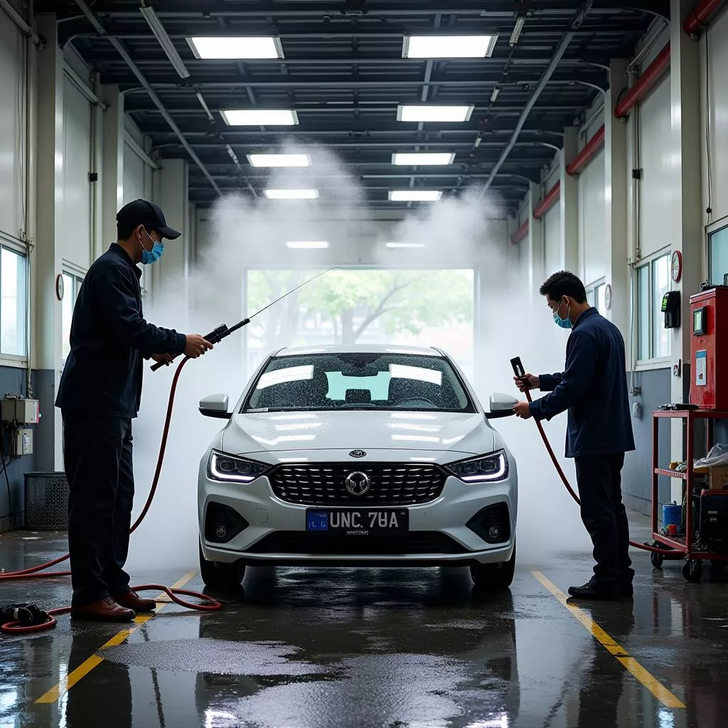 Premium Car Wash Services in Hanoi