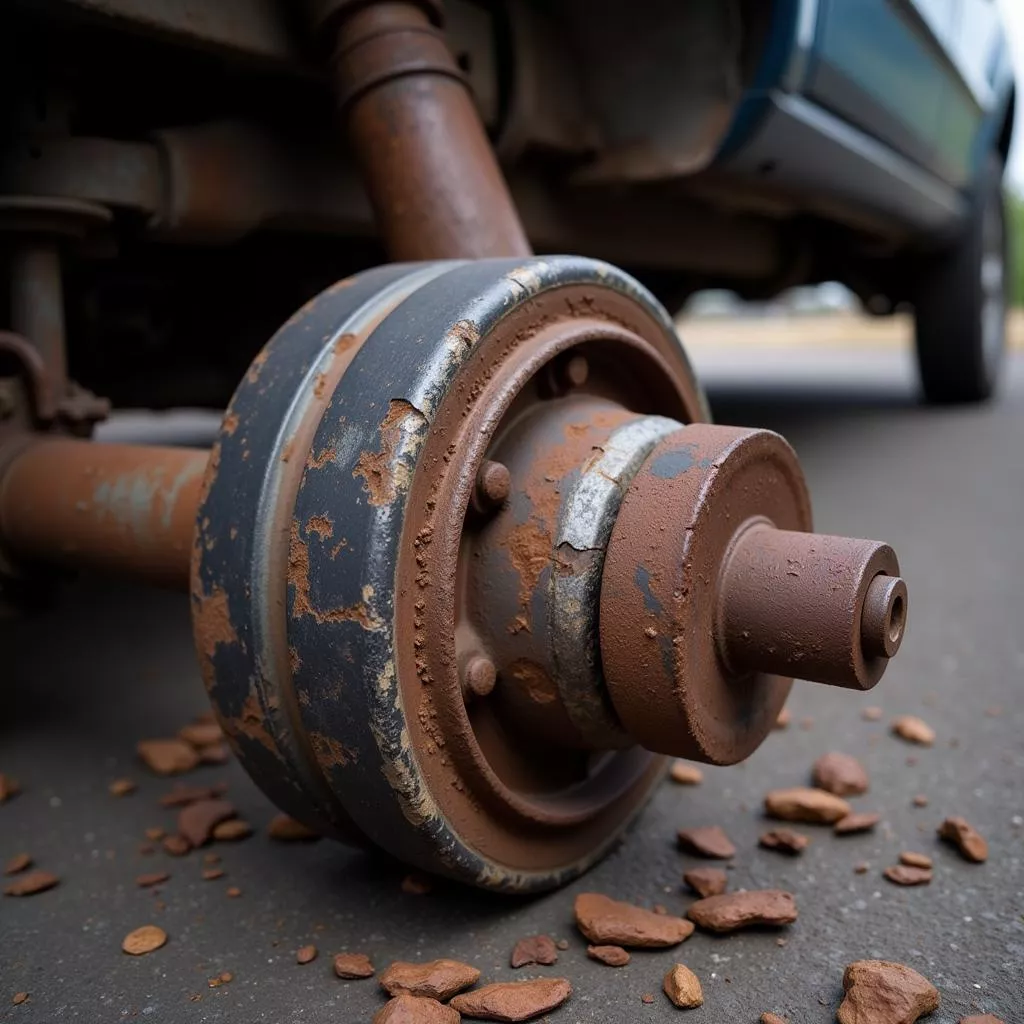 Risks of buying a used car axle