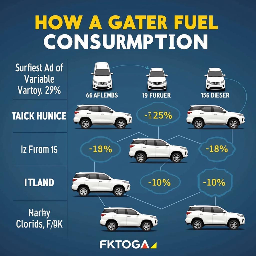 Vergleich des Kraftstoffverbrauchs verschiedener Fortuner-Modelle