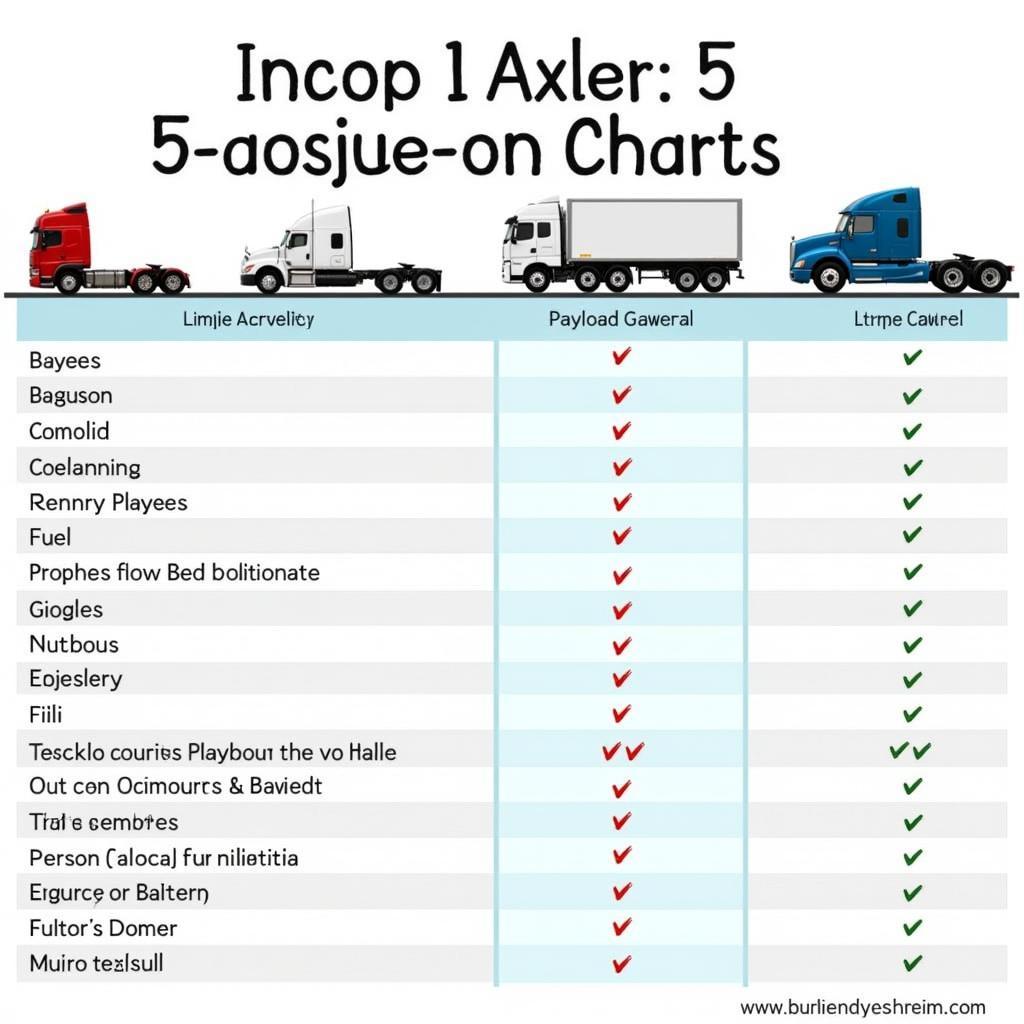 So sánh các dòng xe tải 5 chân phổ biến