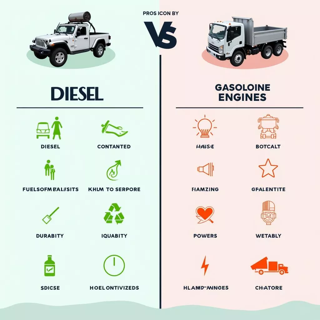디젤 엔진과 가솔린 엔진 비교