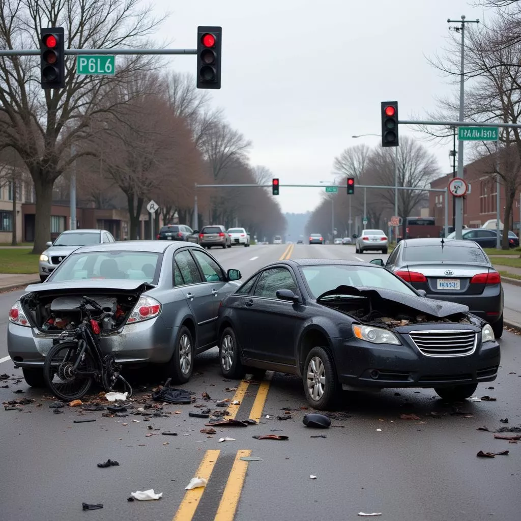 Tai nạn giao thông do vượt đèn đỏ