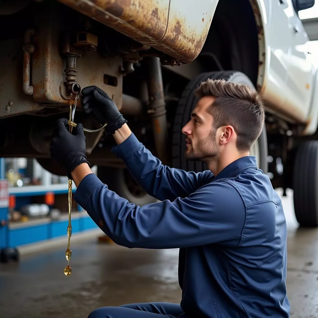 Thay Nhớt Xe Tải: Bao Lâu Thay Một Lần? Giá Bao Nhiêu?