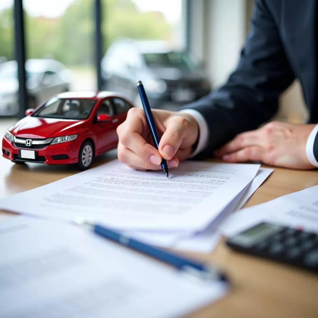 Thủ tục mua trả góp xe ô tô Honda City