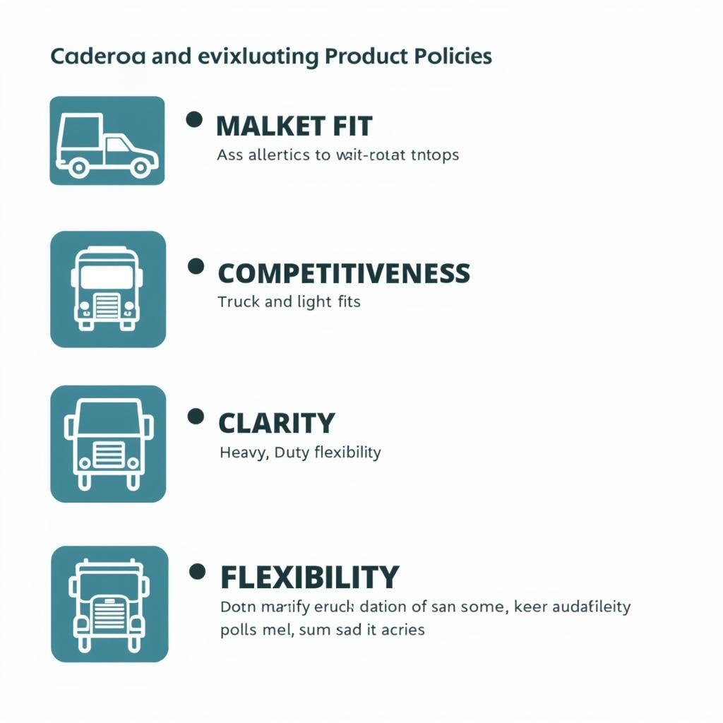 Tiêu Chí Đánh Giá Chính Sách Sản Phẩm