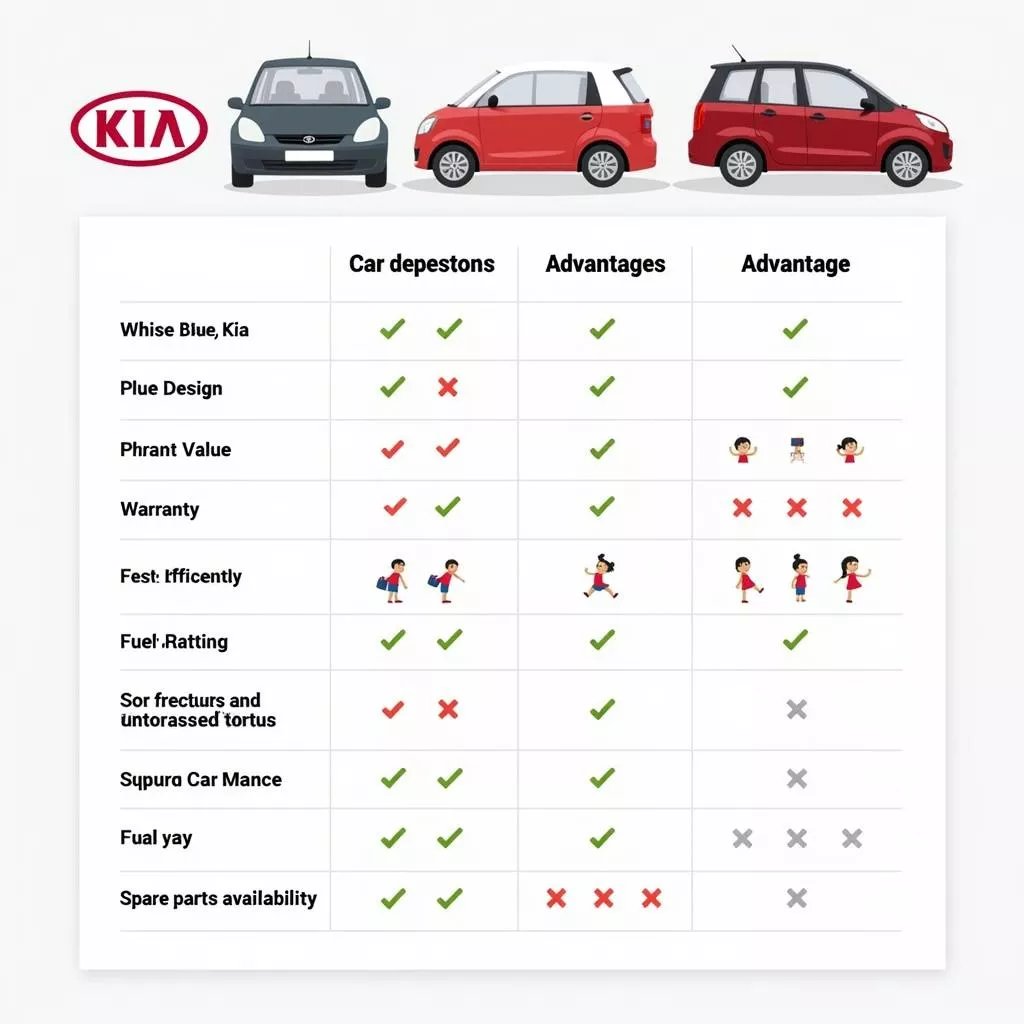 Vantagens e Desvantagens dos Carros Kia de 4 Lugares