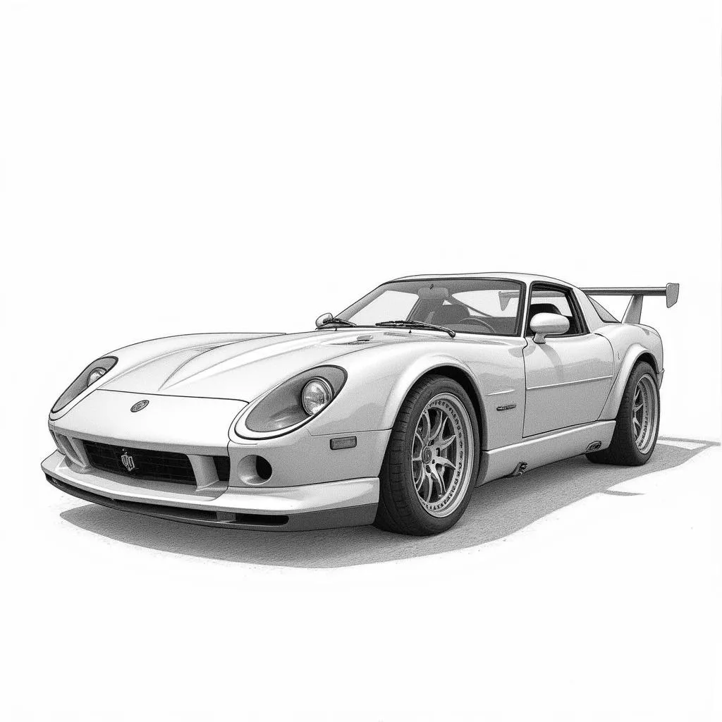 Stunning Supercar Drawings for Speed Enthusiasts