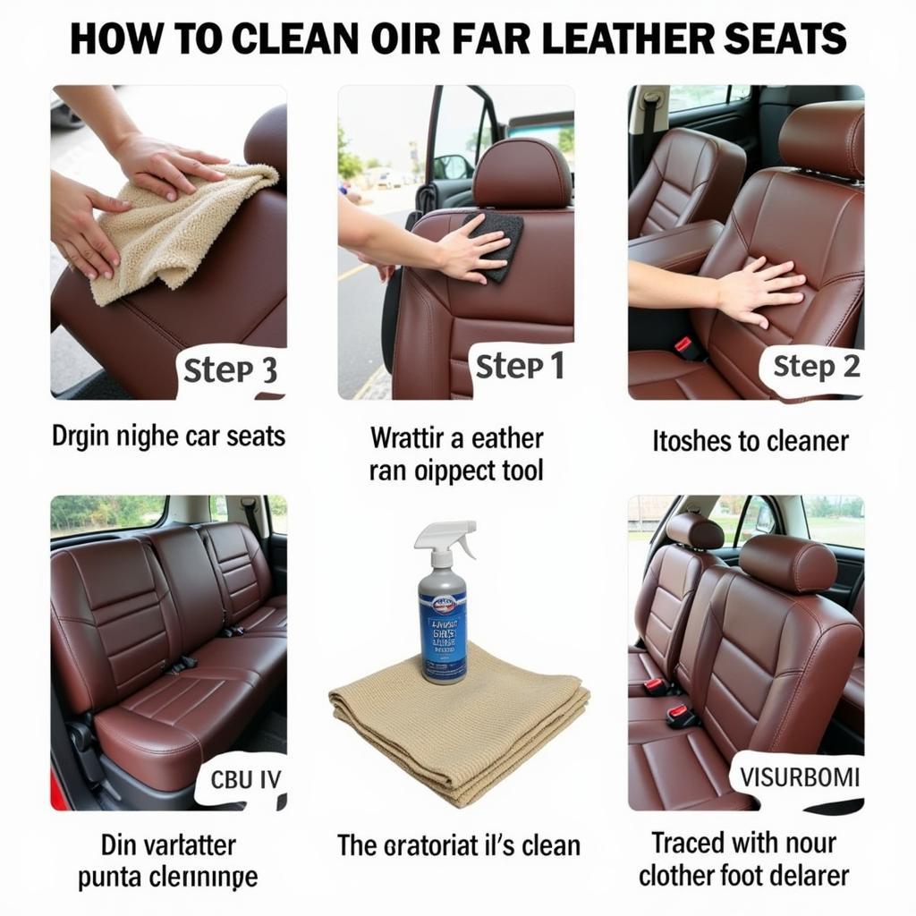 Vệ sinh ghế da ô tô đúng cách